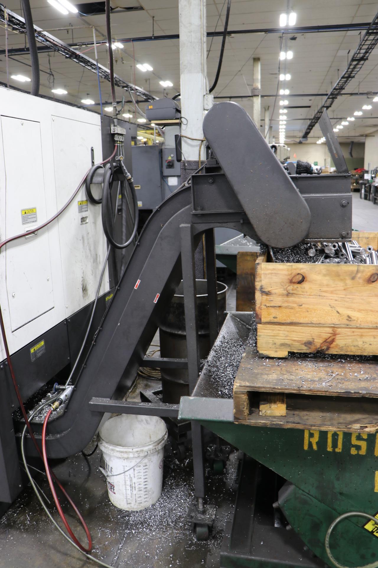 2019 OKUMA GENOS L3000-E CNC TURNING CENTER, PATRIOT 551 BAR FEEDER - Image 14