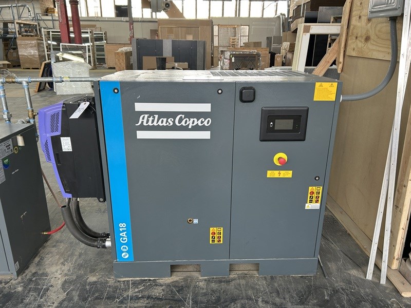 Atlas Copco “GA18P” Rotary Screw Air Compressor yr 2023 – Mt Vernon, NY