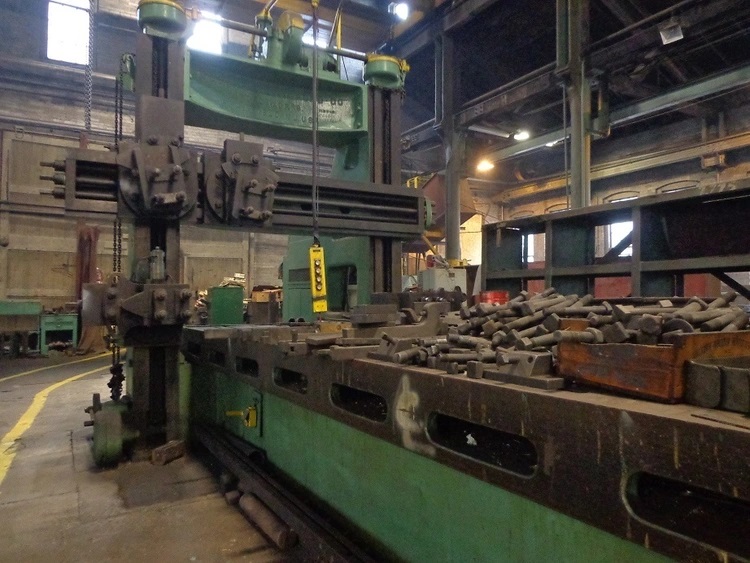 Niles Bement 240" X 54" Head Planer Mill