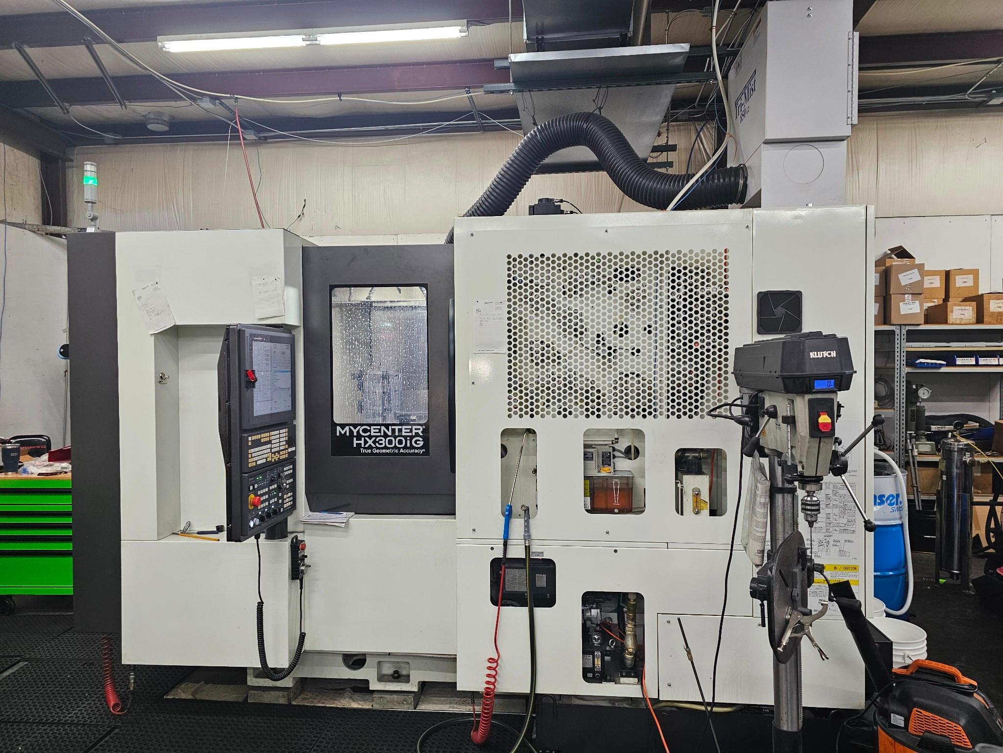 2020 KITAMURA MYCENTER HX300IG HMC - COOLANT THROUGH SPINDLE, SHOWER COOLANT