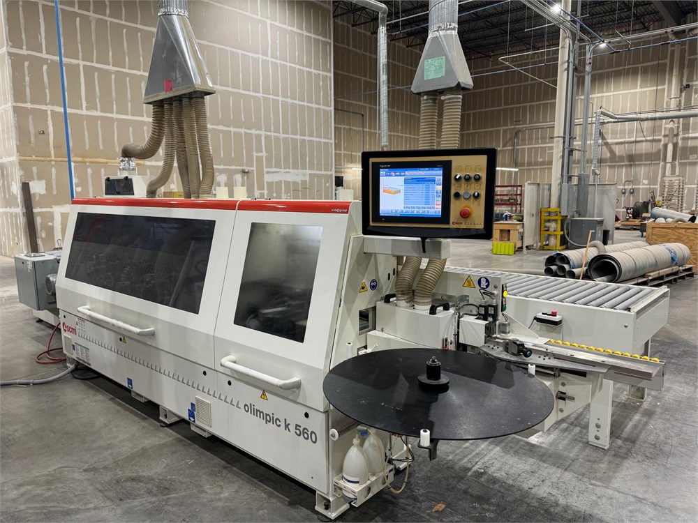 SCMI “Olimpic K 560HP-ERT” Automatic Edgebander, Pre-Mill, Corner Round (2017)