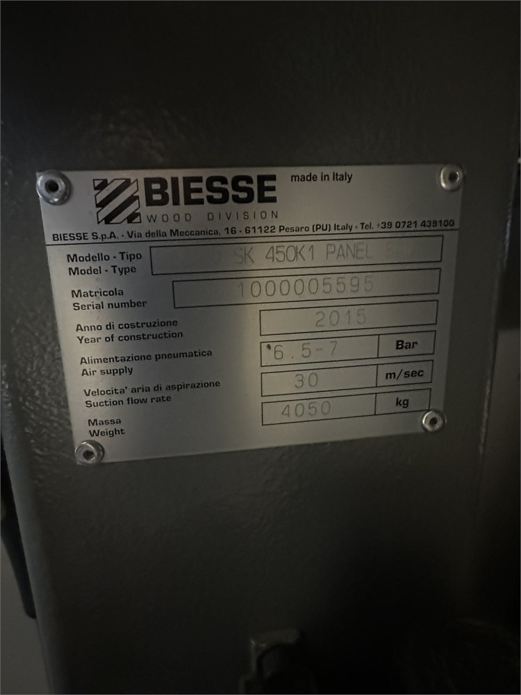 Biesse “Selco SK 450K1” Panel Saw - Image 25