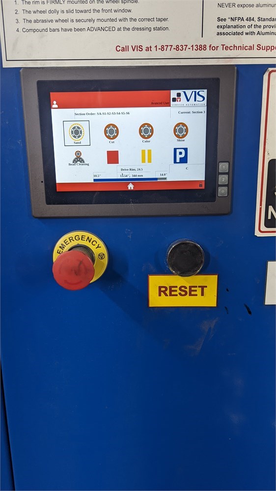 2024 VIS “Polish” Automated Aluminum Wheel Polisher - Image 3