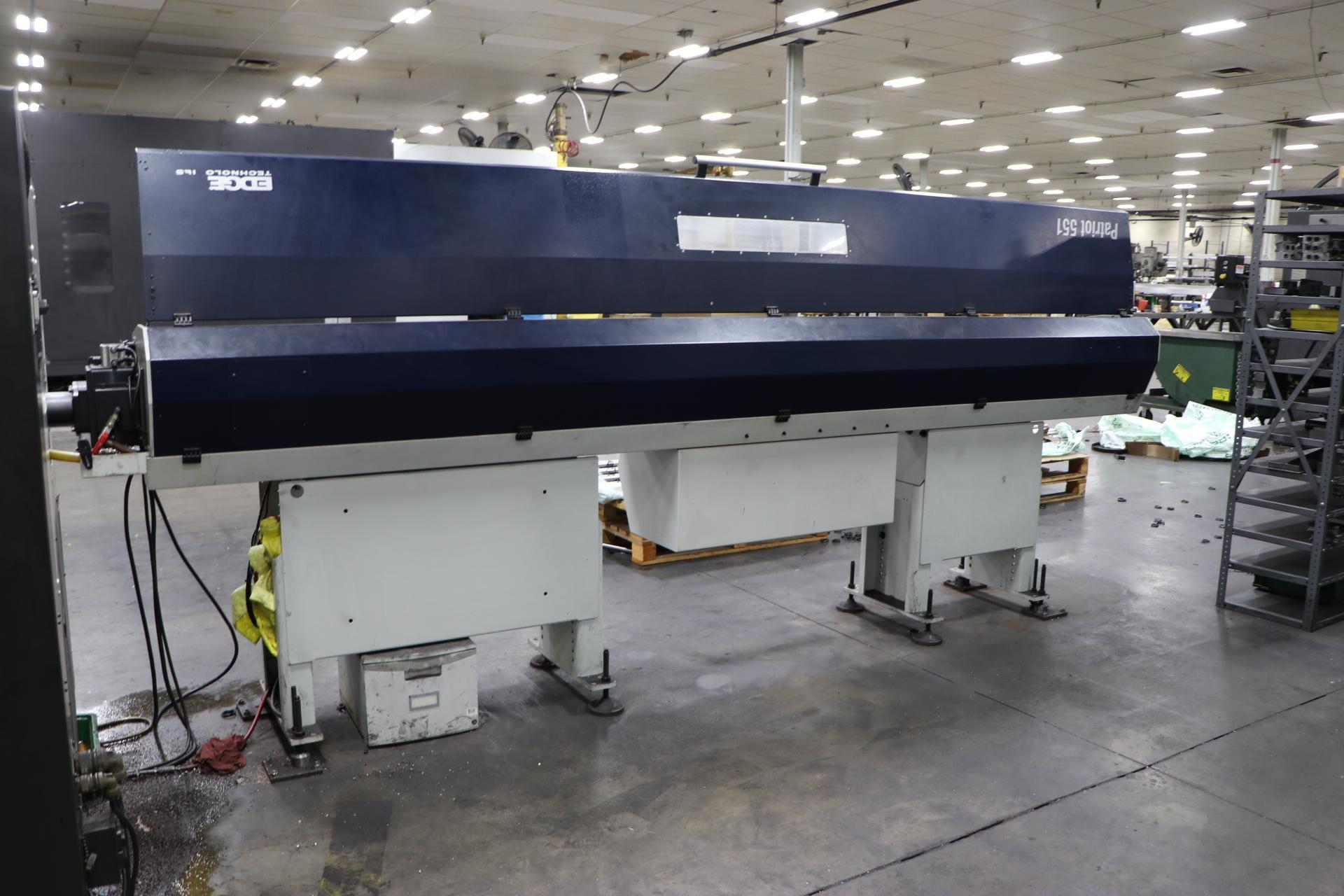 2019 OKUMA GENOS L3000-E CNC TURNING CENTER, PATRIOT 551 BAR FEEDER - Image 5