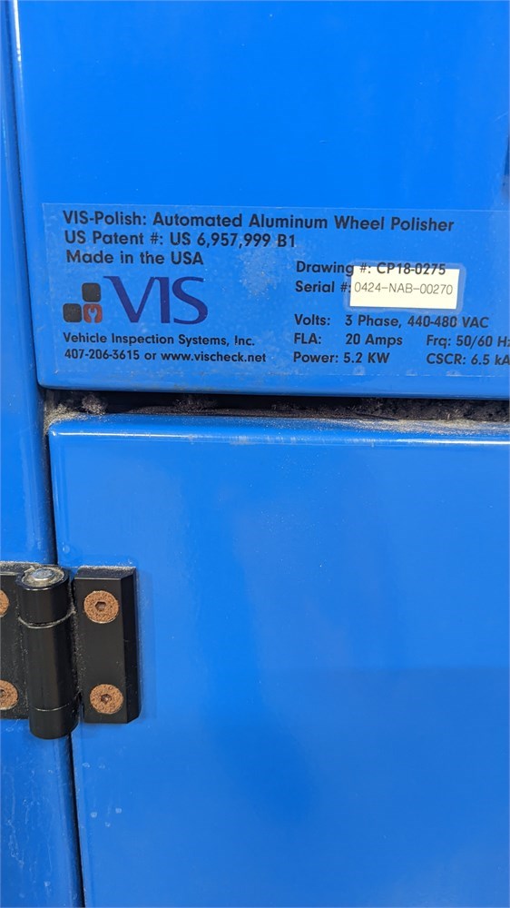 2024 VIS “Polish” Automated Aluminum Wheel Polisher - Image 19