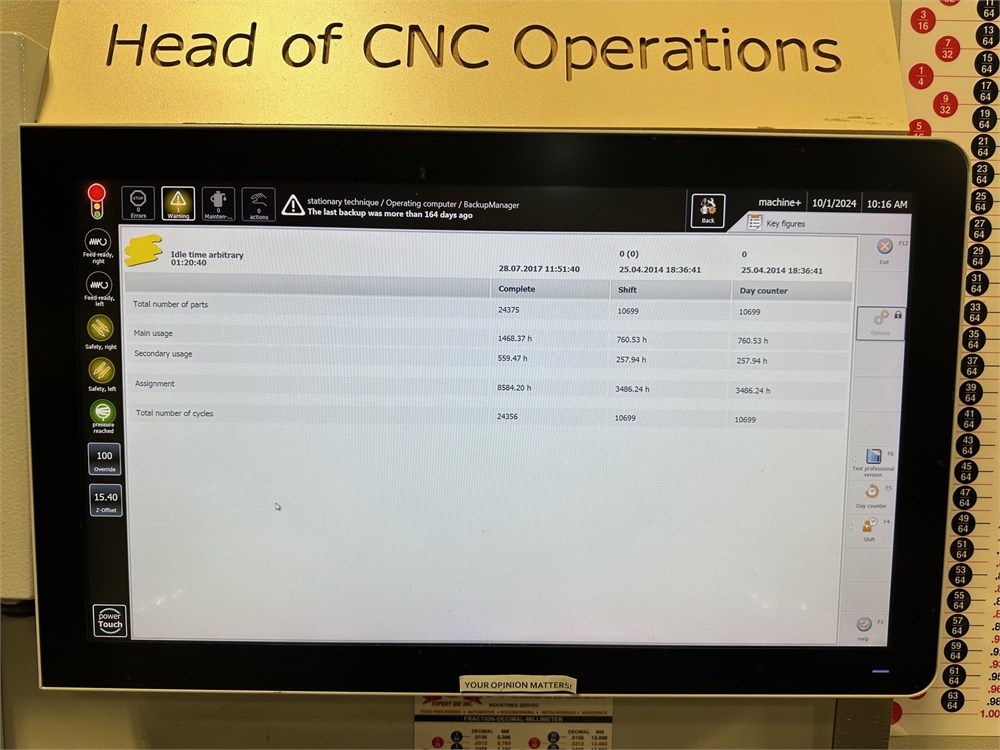 Homag “N-300” “OPTIMAT NBP084/VANTECH 512” Flat Table CNC -LOW HOURS MACHINE - Image 5