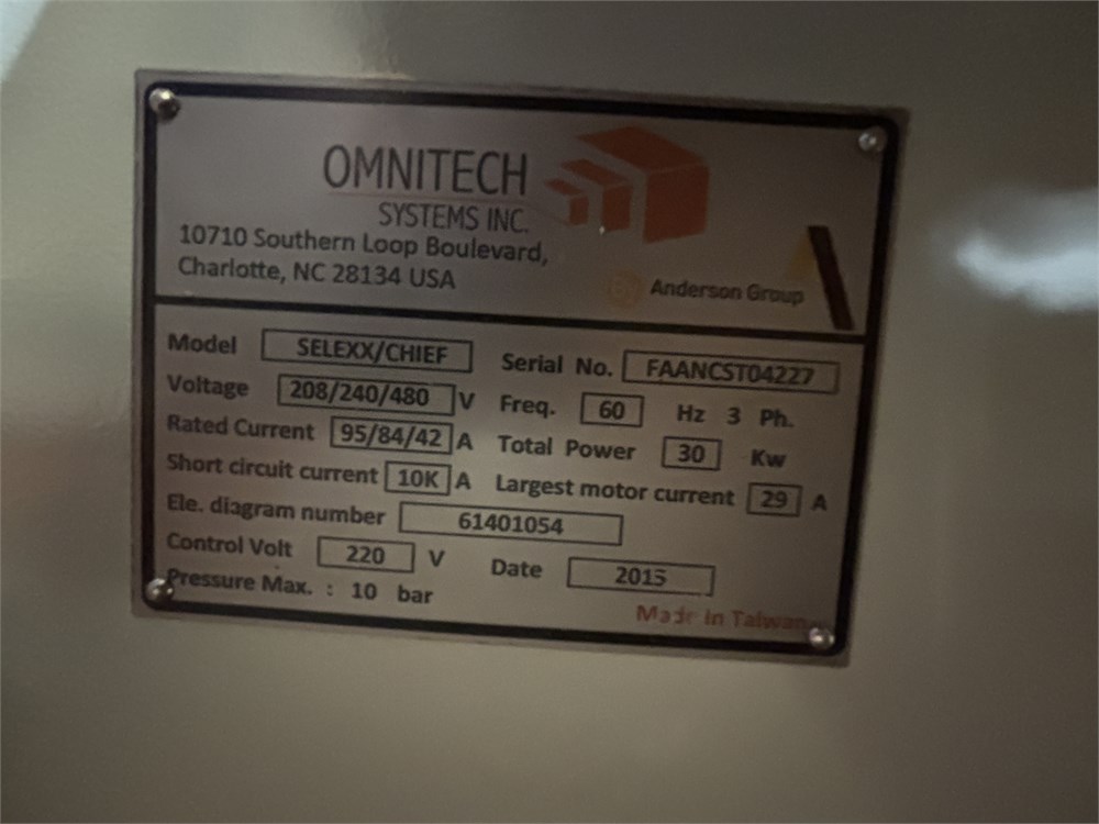 Omnitech “Selexx/Chief” CNC Router - Image 24