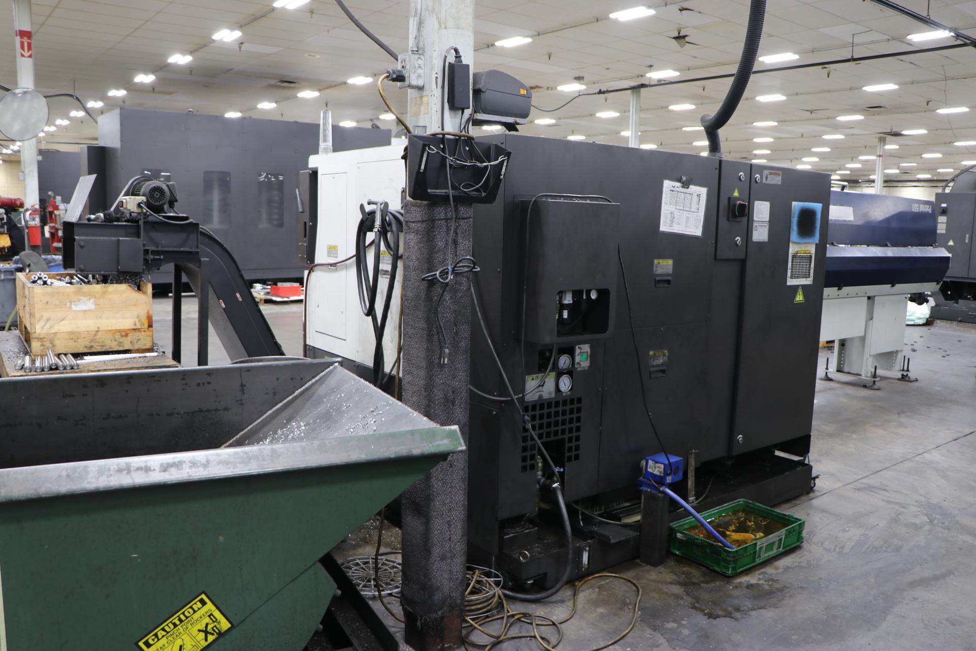 2019 OKUMA GENOS L3000-E CNC TURNING CENTER, PATRIOT 551 BAR FEEDER - Image 6