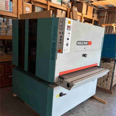 Kundig “Triplex 53 RRC” 3 Head Wide Belt Sander
