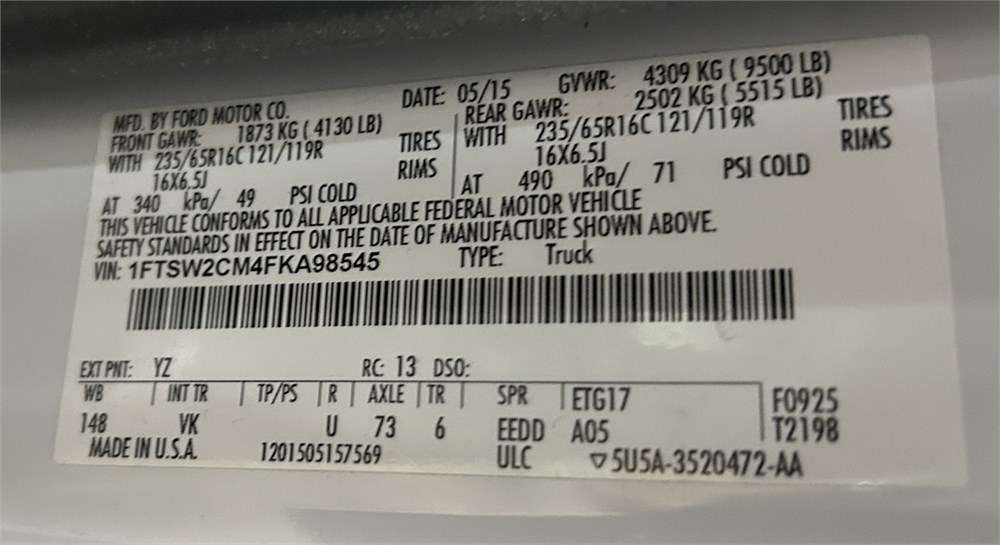 Ford “Transit 350” Cargo Van yr 2015 – Only 66,000 mi – Mt Vernon, NY - Image 13