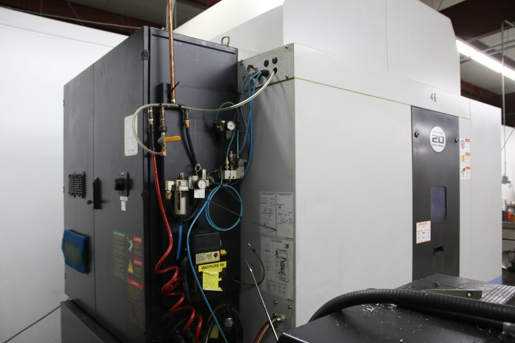 2012 DOOSAN DT 360D 40 TAPER CNC DUAL PALLET DRILL AND TAP, WITH 8 KURT VISES - Image 11