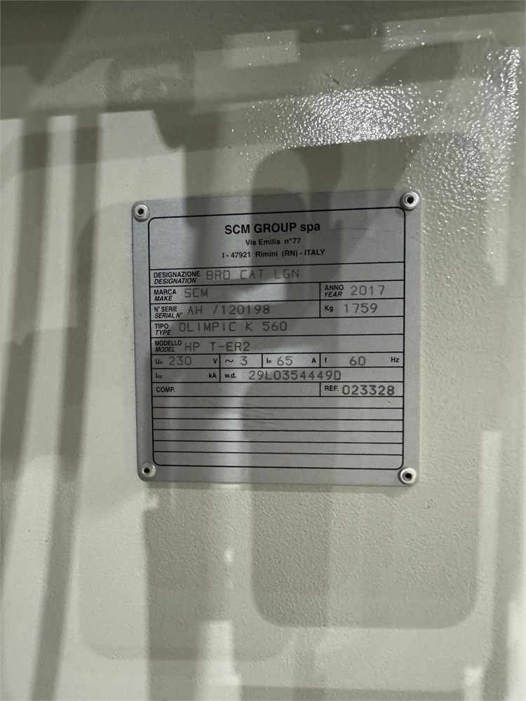 SCMI “Olimpic K 560HP-ERT” Automatic Edgebander, Pre-Mill, Corner Round (2017) - Image 22