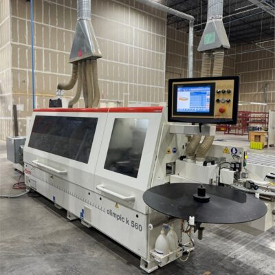 SCMI “Olimpic K 560HP-ERT” Automatic Edgebander, Pre-Mill, Corner Round (2017)