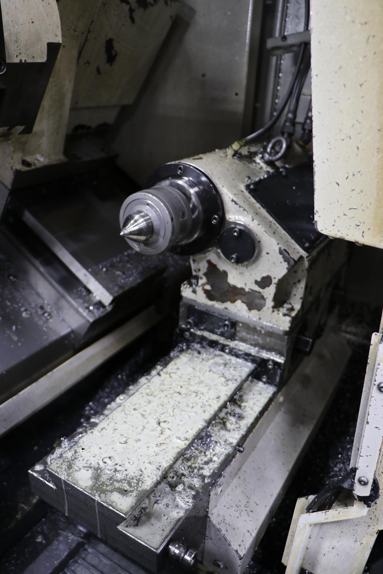 2019 OKUMA GENOS L3000-E CNC TURNING CENTER, PATRIOT 551 BAR FEEDER - Image 11