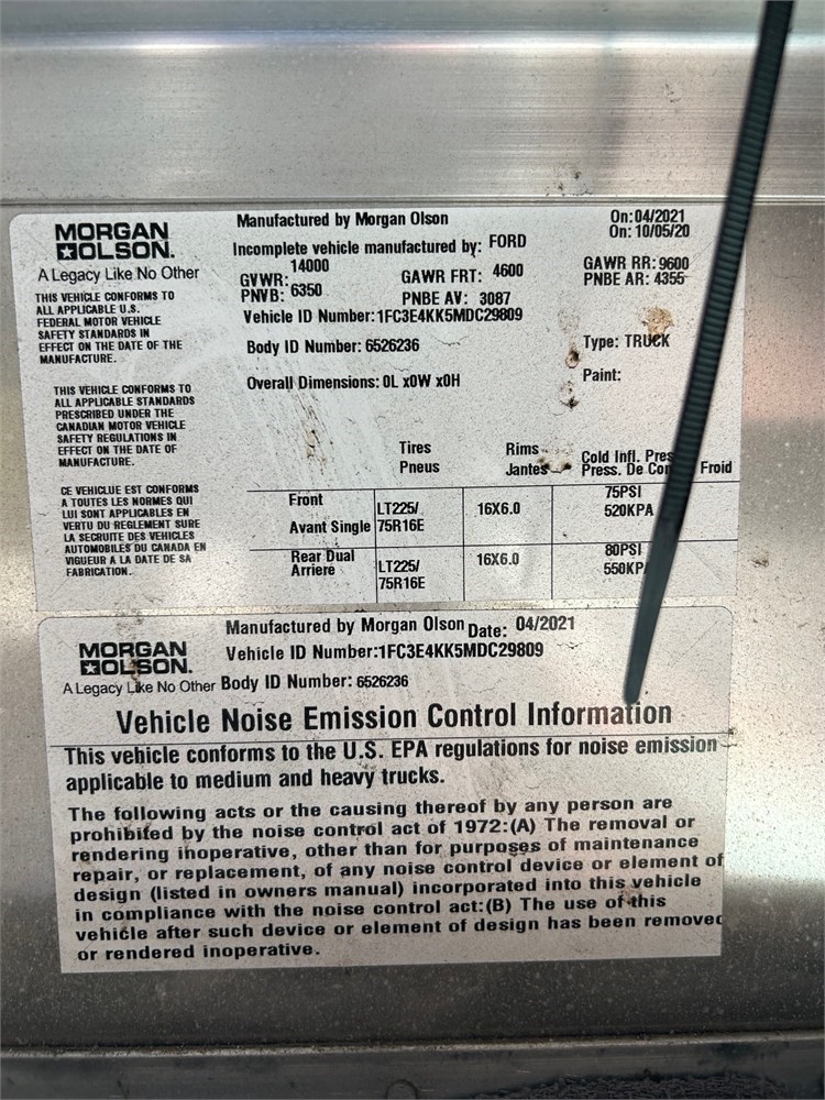 Ford E450 Step Van (2021) - Image 9