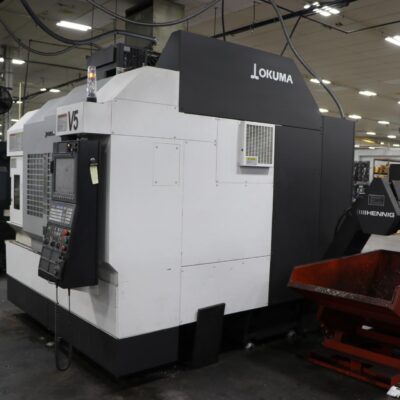 2021 OKUMA GENOS M560-V CNC VERTICAL MACHINING CENTER