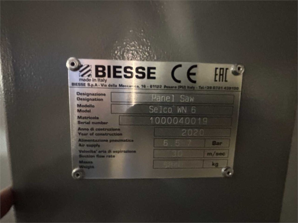 Selco “WN 6” Beam Saw (2020) - Image 43