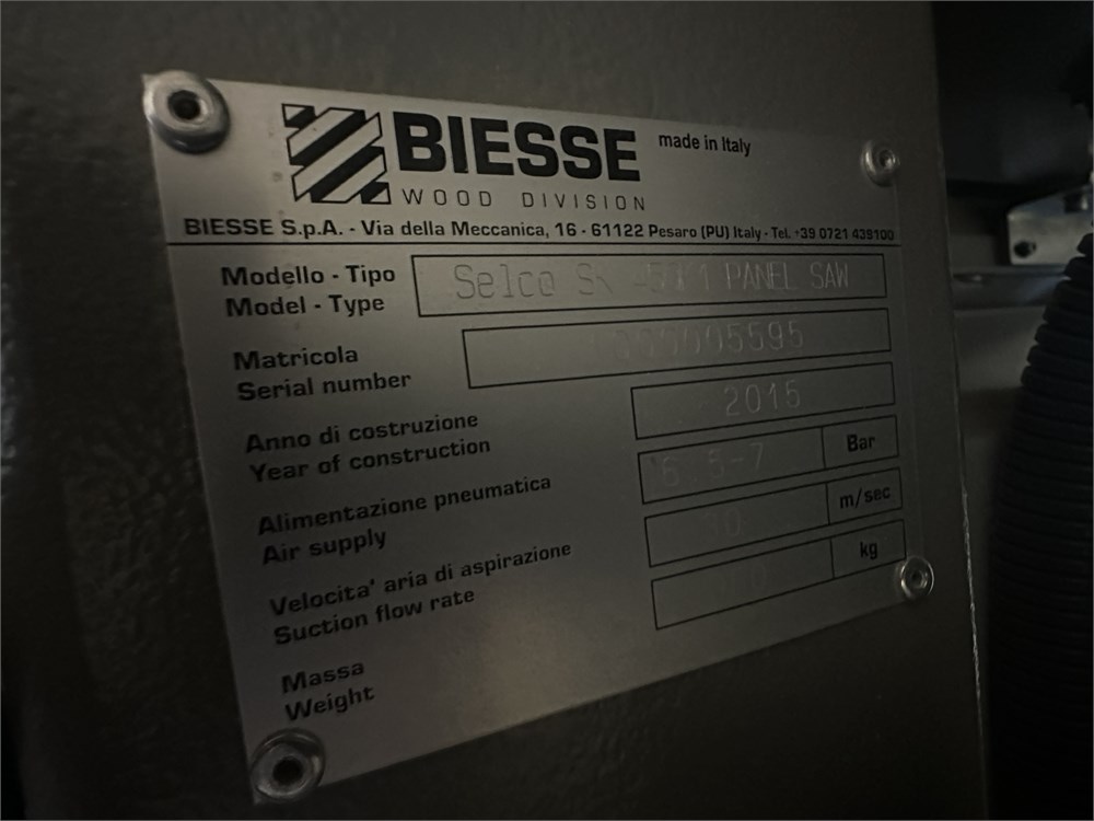 Biesse “Selco SK 450K1” Panel Saw - Image 23