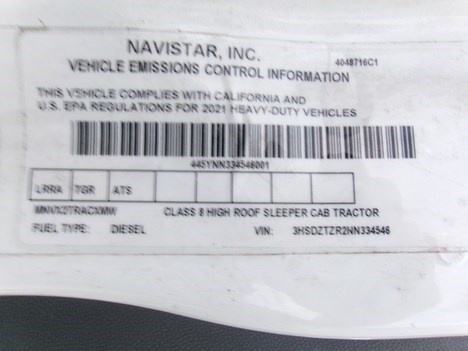 International “LT625” Sleeper Cab (2022) - Image 24