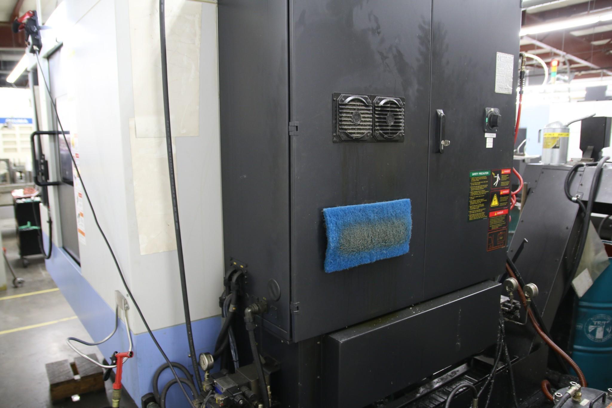 2012 DOOSAN DT 360D 40 TAPER CNC DUAL PALLET DRILL AND TAP, WITH 8 KURT VISES - Image 13